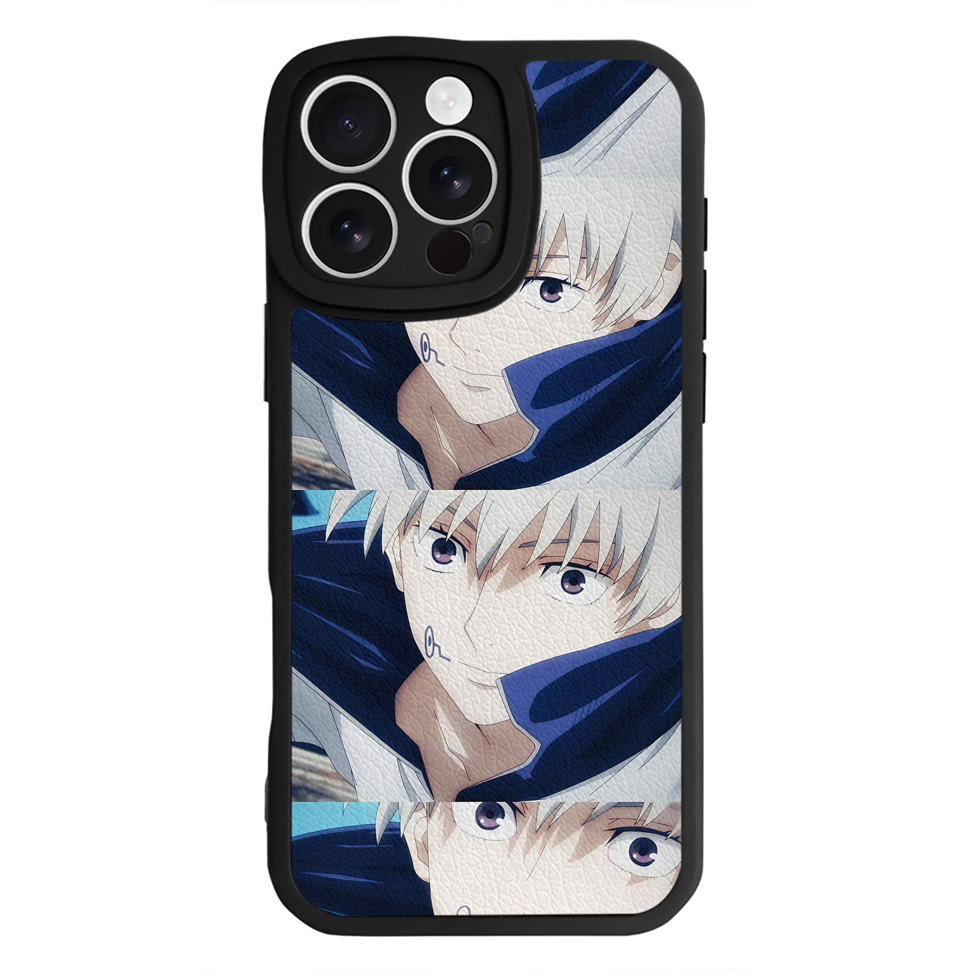 （画像用） 呪術廻戦 Jujutsu Kaisen 【iPhone 16シリーズ対応】シリコンスマホケース（レザー調） 材質：シリコン